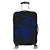 Hawaiian Map Turtle Ohana Hibicus Polynesian Luggage Covers - Blue - AH Black - Polynesian Pride