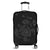 Hawaiian Map Turtle Ohana Hibicus Polynesian Luggage Covers - Gray - AH Black - Polynesian Pride