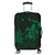 Hawaiian Map Turtle Plumeria Hibiscus Fish Hook Polynesian Luggage Covers Green - AH Black - Polynesian Pride