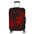 Hawaiian Map Turtle Plumeria Hibiscus Fish Hook Polynesian Luggage Covers Red - AH Black - Polynesian Pride