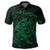 Hawaiian Map Turtle Tattoo Hibiscus Plumeria Polynesian Polo Shirt Green - Polynesian Pride