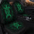 Hawaiian Map Turtle Wave Polynesian Car Seat Covers Green - AH - Polynesian Pride