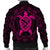 Hawaiian Map Turtle Wave Polynesian Bomber Jacket Pink - AH - Polynesian Pride