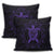 Hawaiian Map Turtle Wave Polynesian Pillow Covers Purple - AH - Polynesian Pride