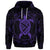 Custom Hawaiian Map Turtle Wave Polynesian Hoodie Purple - Polynesian Pride