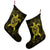 Hawaiian Map Turtle Wave Polynesian Christmas Stocking Yellow - AH - Polynesian Pride