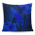 Hawaiian Map Whale Swim Hibiscus Polynesian Pillow Covers - Blue - AH Pillow Covers Black - Polynesian Pride