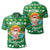 Hawaiian Mele Kalikimaka Santa Claus Pattern Christmas Polo Shirt Green Labo Style Unisex Green - Polynesian Pride