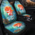 Hawaiian Mermaid Turtle Dolphin Polynesian Car Seat Covers - AH - Polynesian Pride