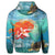 Hawaiian Mermaid Turtle Dolphin Polynesian Hoodie - Polynesian Pride