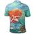 Hawaiian Mermaid Turtle Dolphin Polynesian Polo Shirt - Polynesian Pride