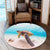 Hawaiian Ocean Picture Round Carpet - AH - Polynesian Pride