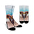 Hawaiian Ocean Picture Crew Socks - AH Crew Socks White - Polynesian Pride