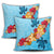 Hawaiian Ocean Turtle Plumeria And Hibiscus Polynesian Pillow Covers - AH - Polynesian Pride