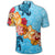 Hawaiian Ocean Turtle Plumeria and Hibiscus Polynesian Polo Shirt - Polynesian Pride