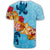 Hawaiian Ocean Turtle Plumeria And Hibiscus Polynesian T Shirt AH - Polynesian Pride