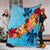 Hawaiian Ocean Turtle Plumeria And Hibiscus Polynesian Premium Blankets - AH - Polynesian Pride