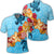 Hawaiian Ocean Turtle Plumeria and Hibiscus Polynesian Polo Shirt Unisex Black - Polynesian Pride