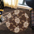 Hawaiian Old School Turtle Round Carpet - AH - Polynesian Pride