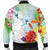 Hawaiian Orchids Strelitzia Hibiscus Plumeria Hummingbirds Polynesian Bomber Jacket - AH - Polynesian Pride