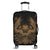 Hawaiian Owl Hibiscus Plumeria Polynesian Luggage Covers - Gold - AH Black - Polynesian Pride