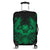 Hawaiian Owl Hibiscus Plumeria Polynesian Luggage Covers - Green - AH Black - Polynesian Pride