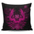 Hawaiian Owl Hibiscus Plumeria Polynesian Pillow Covers - Pink - AH Pillow Covers Black - Polynesian Pride