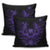 Hawaiian Owl Hibiscus Plumeria Polynesian Pillow Covers - Purple - AH - Polynesian Pride