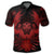 Hawaiian Owl Hibiscus Plumeria Polynesian Polo Shirt Red - Polynesian Pride