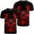 Hawaiian Owl Hibiscus Plumeria Polynesian T Shirt Red AH Unisex Black - Polynesian Pride