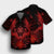 Hawaiian Owl Hibiscus Plumeria Polynesian Hawaiian Shirt - Red - AH - Polynesian Pride