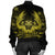 Hawaiian Owl Hibiscus Plumeria Polynesian Bomber Jacket - Yellow - AH - Polynesian Pride