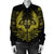 Hawaiian Owl Hibiscus Plumeria Polynesian Bomber Jacket - Yellow - AH - Polynesian Pride