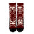 Hawaiian Palm Tree Quilt Tradition Red Crew Socks - AH - Polynesian Pride