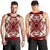 Hawaiian Palm Tree Quilt Tradition Red Tank Top - AH - Polynesian Pride