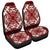 Hawaiian Palm Tree Quilt Tradition Red Car Seat Covers - AH Universal Fit Black - Polynesian Pride