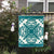 Hawaiian Palm Tree Quilt Tradition Turquoise Flag - AH - Polynesian Pride