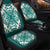 Hawaiian Palm Tree Quilt Tradition Turquoise Car Seat Covers - AH - Polynesian Pride