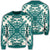 Hawaiian Palm Tree Quilt Tradition Turquoise Sweatshirt - AH Unisex Black - Polynesian Pride