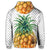 Hawaiian Pineapple Polka Dots Background Polynesian Hoodie - Polynesian Pride