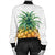 Hawaiian Pineapple Polka Dots Background Polynesian Bomber Jacket - AH - Polynesian Pride