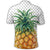 Hawaiian Pineapple Polka Dots Background Polynesian Polo Shirt - Polynesian Pride