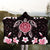 Hawaiian Pinky Turtle Plumeria Hooded Blanket AH - Polynesian Pride