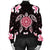 Hawaiian Pinky Turtle Plumeria Bomber Jacket AH - Polynesian Pride