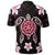 Hawaiian Pinky Turtle Plumeria Polo Shirt - Polynesian Pride