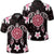 Hawaiian Pinky Turtle Plumeria Polo Shirt Unisex Black - Polynesian Pride