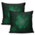 Hawaiian Plumeria Hibiscus Turtle Under Sea Polynesian Pillow Covers Green AH - Polynesian Pride