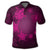 Hawaiian Plumeria Hibiscus Turtle Under Sea Polynesian Polo Shirt Pink - Polynesian Pride