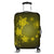 Hawaiian Plumeria Hibiscus Turtle Under Sea Polynesian Luggage Covers Yellow AH Black - Polynesian Pride