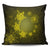 Hawaiian Plumeria Hibiscus Turtle Under Sea Polynesian Pillow Covers Yellow AH Pillow Covers Black - Polynesian Pride